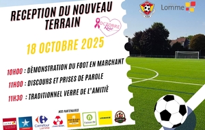 RECEPTION NOUVEAU TERRAIN